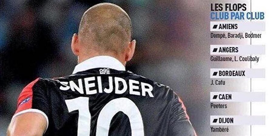 Fransızlar sneijder'i beğenmedi: Fiyasko!