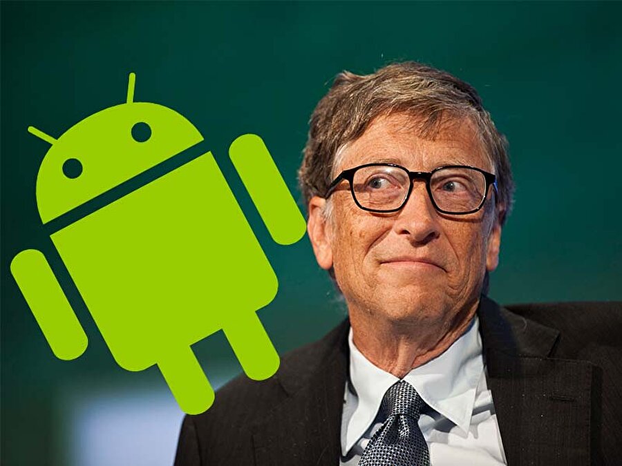 Bill Gates, Android cihaz kullandığını açıkladı. 