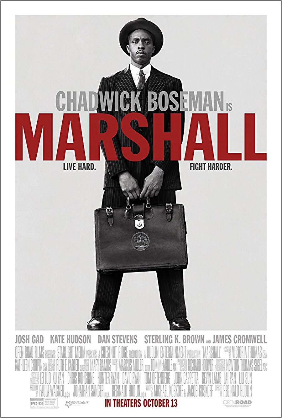 4.Marshall
Yıldızlar: Dan Stevens, Sophia Bush, Chadwick BosemanGişe Tarihi: Ekim 13