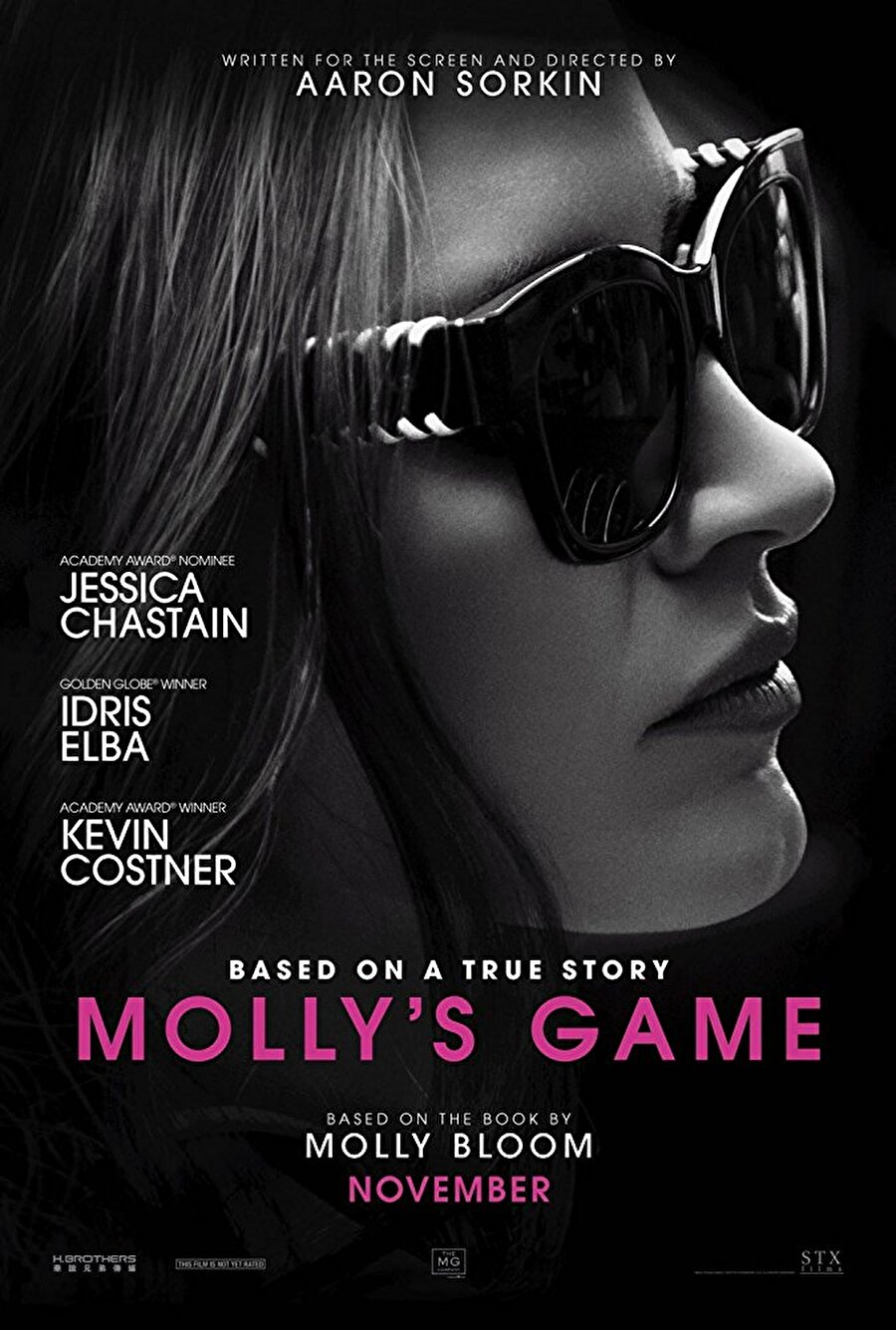 14.Molly'nin Oyunu
Yıldızlar: Jessica Chastain, Idris Elba, Kevin CostnerGişe Tarihi: Kasım 22