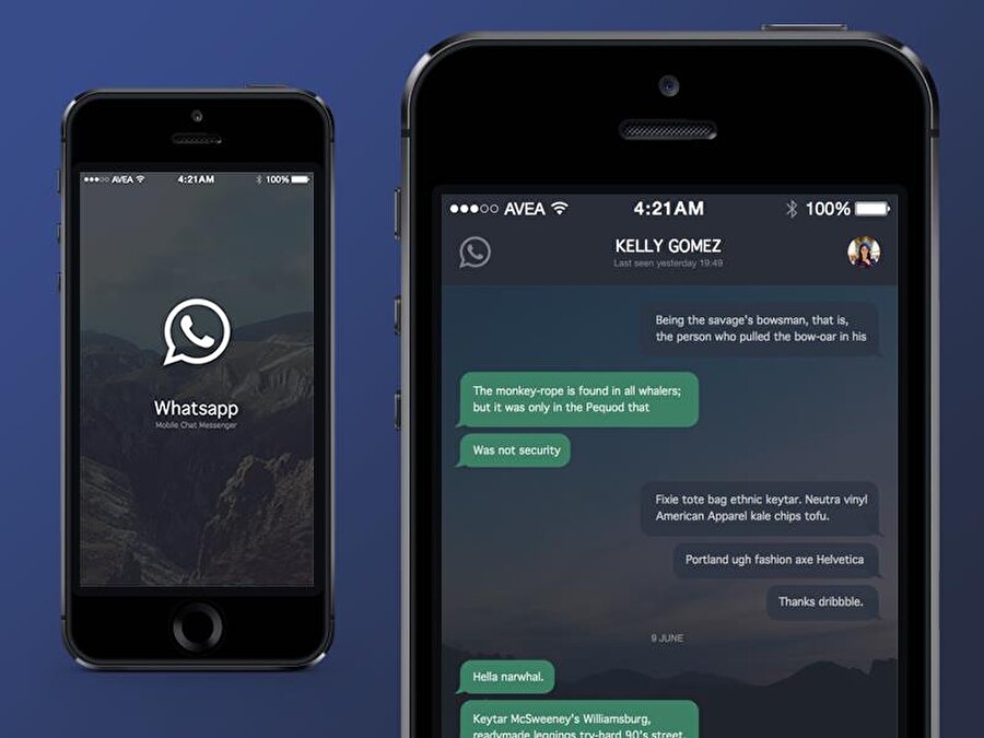 WhatsApp arayüz renkleri: Gece Modu
Esasında WhatsApp arayüzünün uzunca bir süredir güncellenmesi bekleniyor. Bu kapsamda yeni güncellemelerle birlikte WhatsApp'ta arayüz renklerinin değişmesi ve uygulamaya Gece Modu özelliğinin dahil edilmesi bekleniyor. 