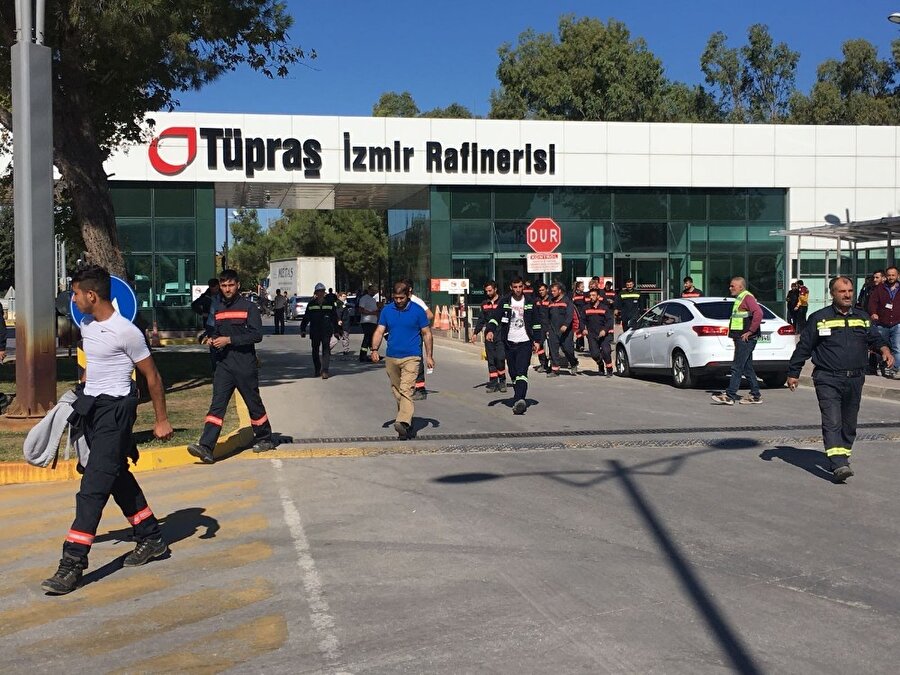 İzmir Tüpraş'ta patlama