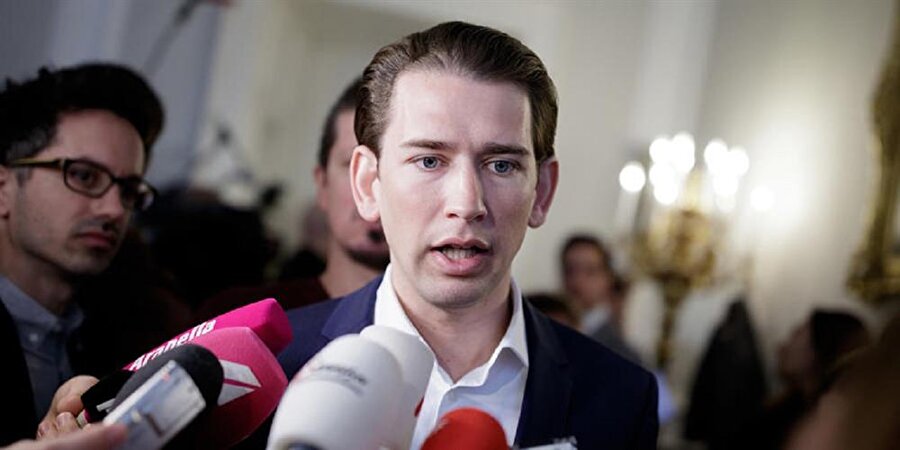 Avusturya dışişleri bakanı Sebastian Kurz...