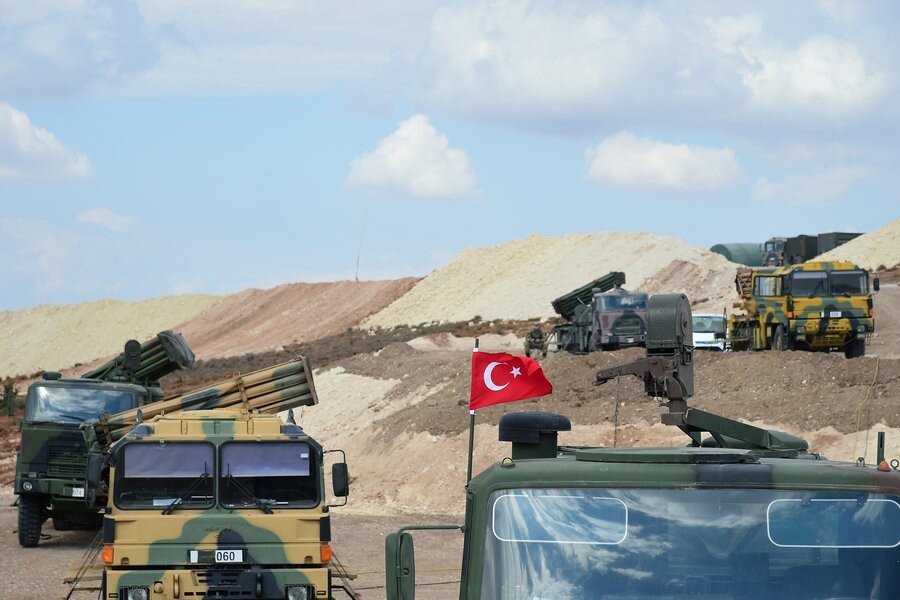 mehmetcik idlib de askeri konvoy giris