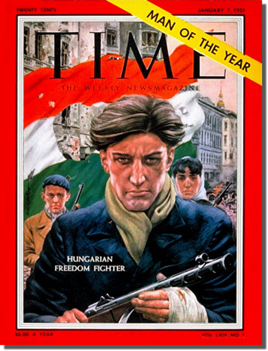 Ayaklanma Time Dergisi'nde

                                    Bu ayaklanmadan dolayı Times dergisi Macar halkına 1956 yılında “Yılın Adamı” ödülünü layık gördü.
                                