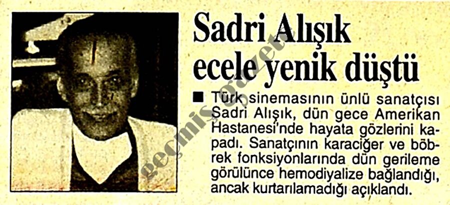 Sanatçı, 1995’de karaciğer, böbrek, solunum yetmezliği ile kemik iliği hastalığı nedeniyle vefat etti.

                                    
                                    
                                    
                                
                                
                                