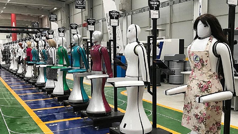 İnsansı robot fabrikası.