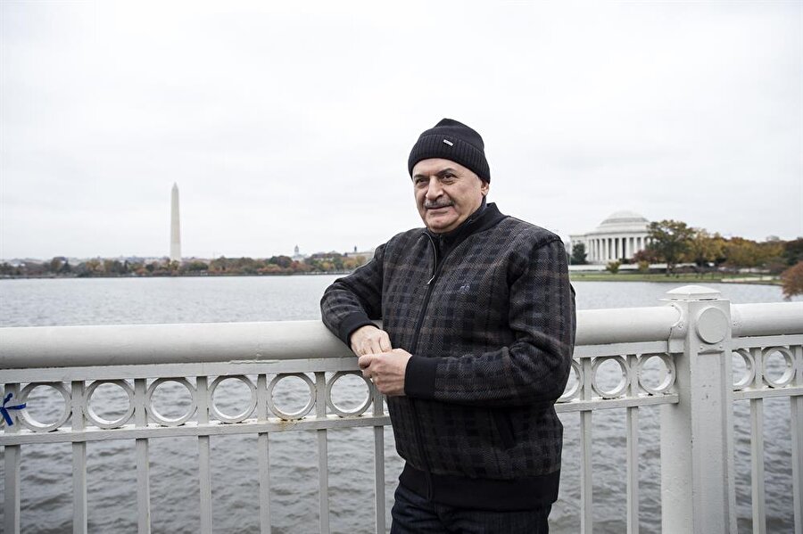 Başbakan Yıldırım Washington'da yürüyüş yaptı.