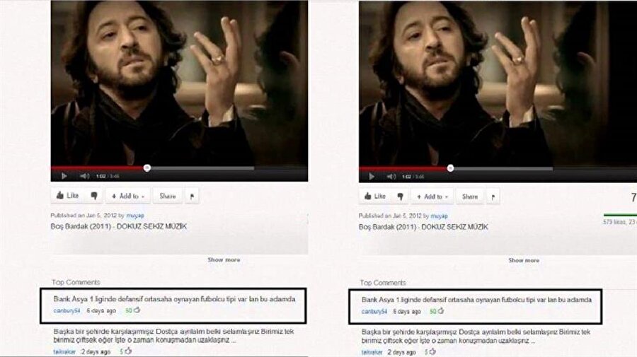 Fettah Can - Boş Bardak 

                                    Bank Asya 1. liginde defansif ortasaha oynayan futbolcu tipi var bu adamda..
                                