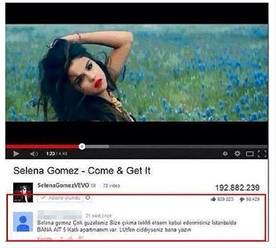Selena Gomez - Come&Get it

                                    Selena gomez'e youtube üzerinden evlilik teklifi edecek kafaya ulaşmak..
                                