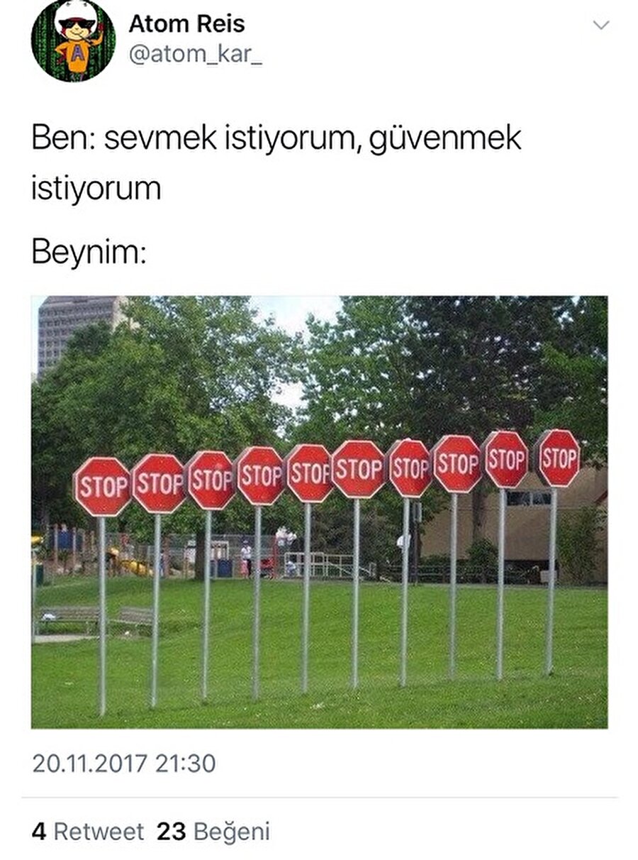 STOP
Sevmek, güvenmek istiyorum..