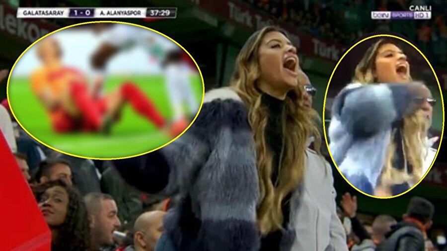 Galatasaraylı yıldızın eşinden 'boğaz kesme' hareketi