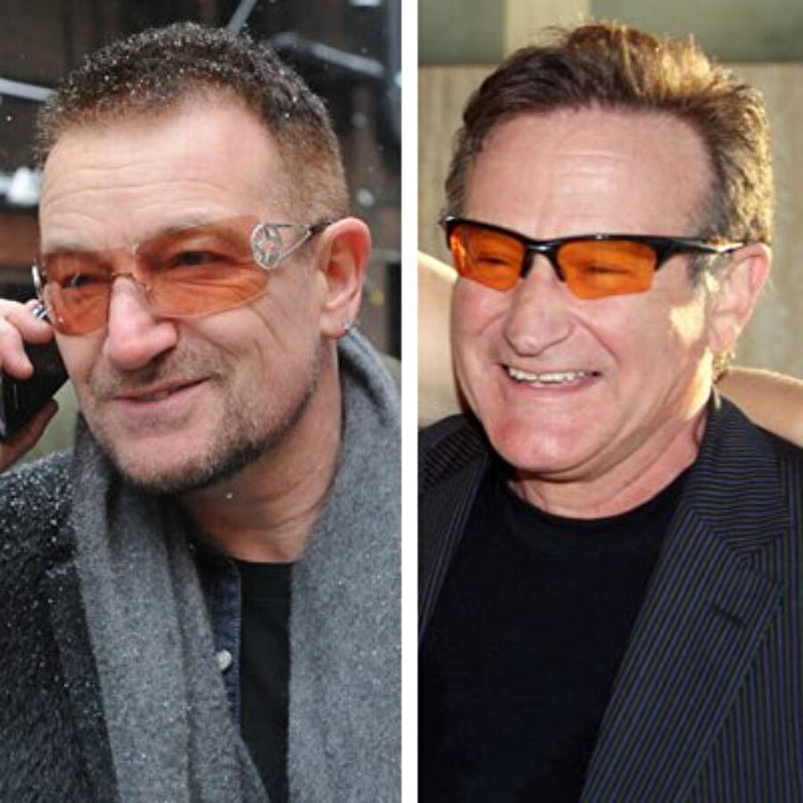 Bono ve Robin Williams
