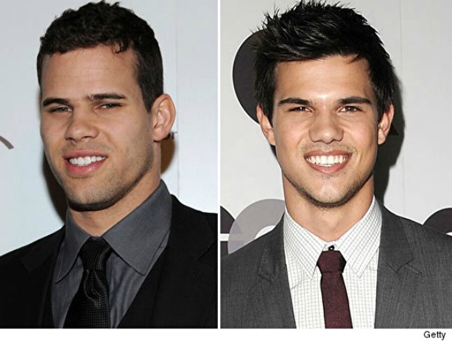 Kris Humphries ve Taylor Lautner
