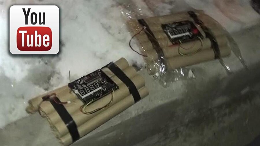 YouTuber olmak için canlı bomba taklidi yaptı. 