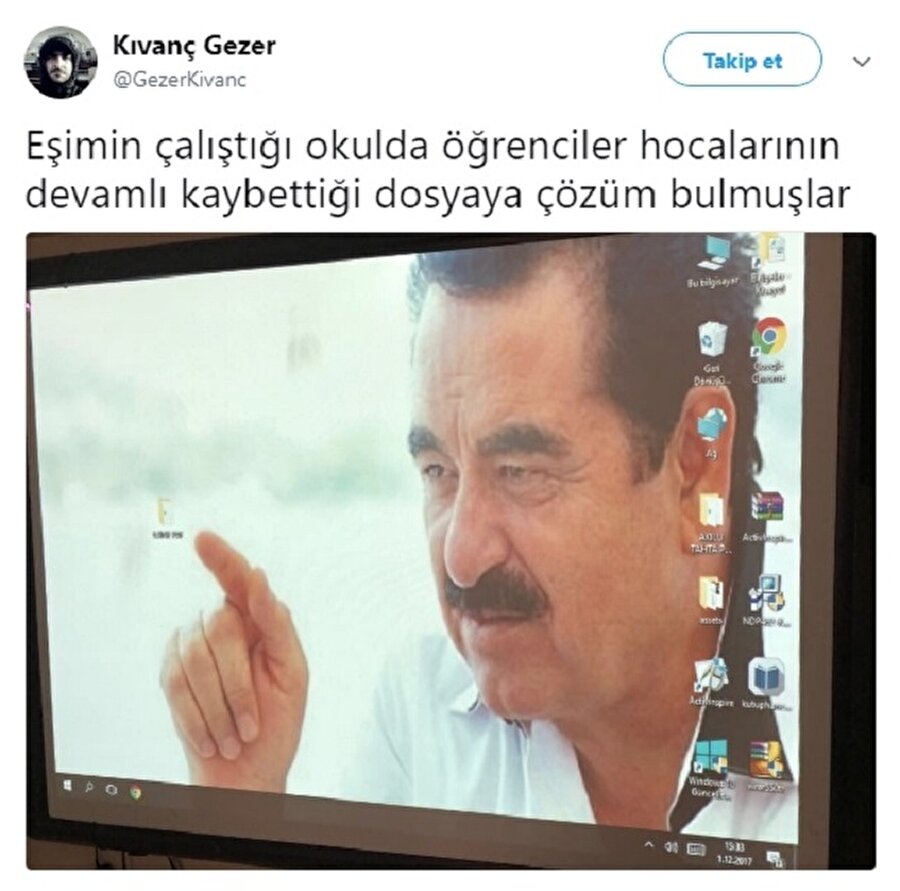 Öğrencilerin, öğretmenleri için bulduğu çözüm
Pratik zeka hayat kurtarır..