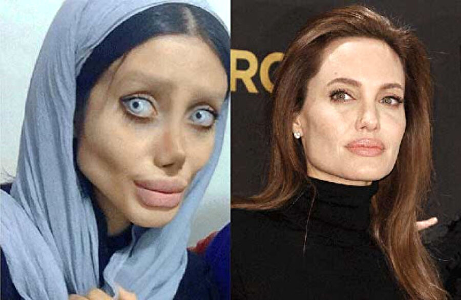 Amacım ona benzemek değil!
Angelina Jolie'ye benzemek için 50 kez estetik ameliyat olduğu iddia edilen İranlı genç kadın, görünümünü photoshop ve makyaj ile elde ettiğini ve amacının ünlü oyuncuya benzemek olmadığını açıkladı.