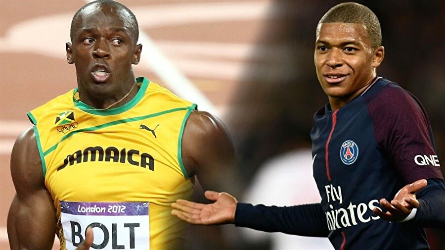 ​Mbappe az kalsın Bolt'u geçiyordu!