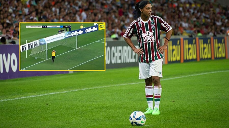 Klas kalıcıdır: 37'lik Ronaldinho'dan efsane gol