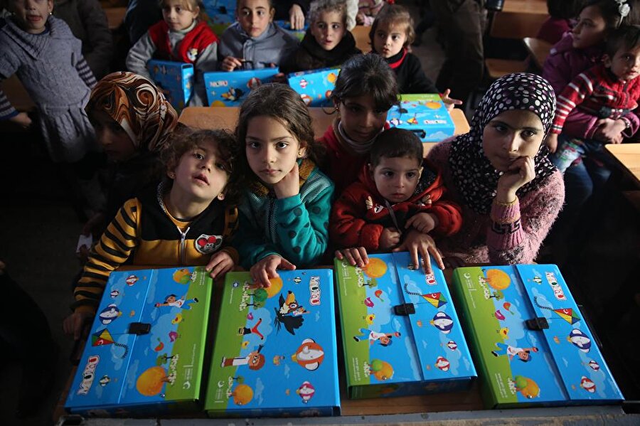 Babuselam kampında yaşayan çocuklar için anaokulu inşa edildi.