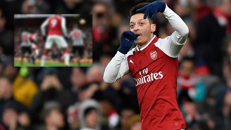 Mesut Özil'den inanılmaz gol: Gözlerin pasını sildi
