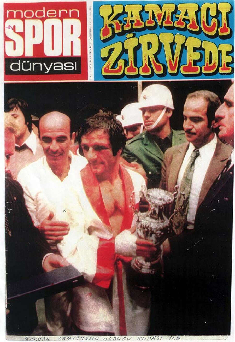 Cemal Kamacı 1 Ekim 1973'de Roger Zami'yi yenerek Avrupa Şampiyonu oldu. Kamacı unvanını 1973 yılının haziran ayında Tonik Kortiz'e kaptırdı. Ekim 1975'te ise Kamacı İspanyol rakibi Gomez Fouz'u mağlup ederek ikinci kez Avrupa Şampiyonu oldu. 
