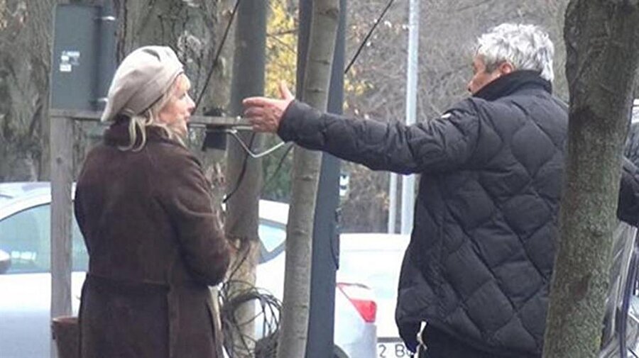 Lucescu sokak ortasında eşiyle tartıştı!