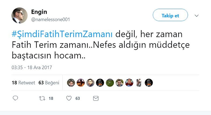 Baş tacısın hocam..