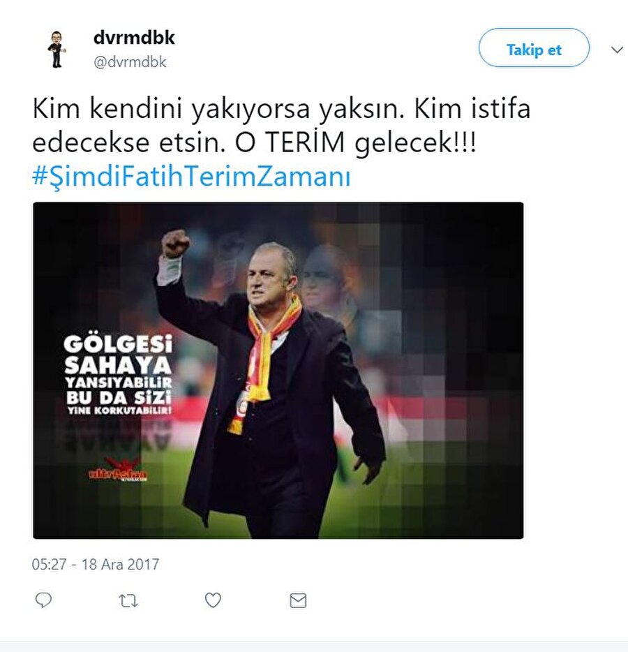 O Terim gelecek!