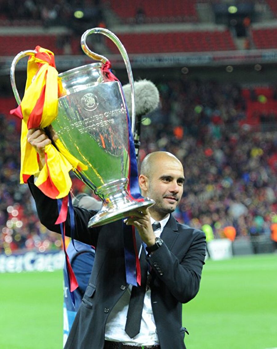 Pep Guardiola, Barcelona ile 2008-2012 yılları arasında tam 14 kupa kaldırdı. La Liga'da 3, Kral Kupası'nda 2, İspanya Süper Kupası'nda 3, Şampiyonlar Ligi'nde 2, Süper Kupa'da 2 ve Kulüpler Dünya Kupası'nda 2 şampiyonluk yaşadı. 