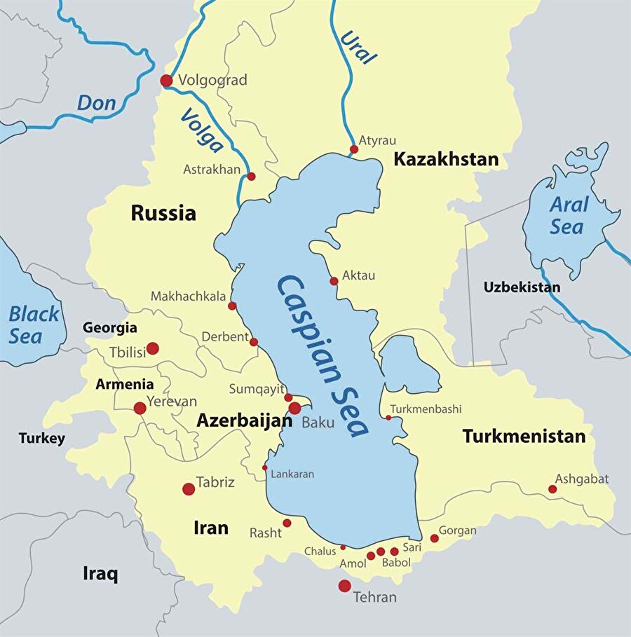 Hazar Denizi nerede?

                                    
                                    Güneydoğu
Avrupa ve Asya’nın birleştiği noktada yer alan Hazar Denizi, 371 bin
kilometrekarelik alana sahiptir. İran, Rusya, Kazakistan, Azerbaycan ve
Türkmenistan’ın kıyısı bulunan deniz doğalgaz ve petrol açısında zengindir.
                                
                                