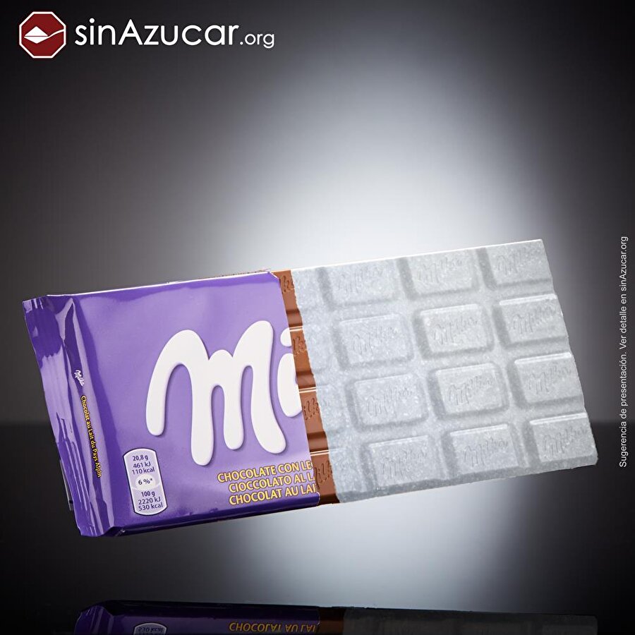 Bir tablet Milka çikolatasının %58'i şekerden oluşuyor

                                    
                                