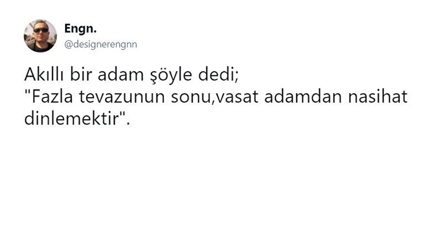 Engn.

                                    
                                    Abi akıllı adam benim arkadaşım, istersen seni tanıştırabilirim?
                                
                                