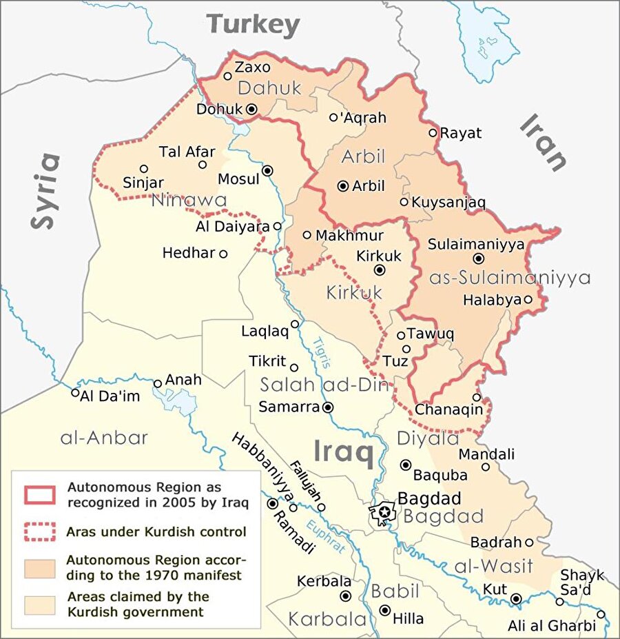 16 Ekim’de Irak ordusu peşmergenin işgal ettiği Kerkük ve tartışmalı bölgelere operasyon düzenledi. Harekat sonucu IKBY, Kerkük ve tartışmalı bölgelerin yüzde 95’inin kaybetti.
