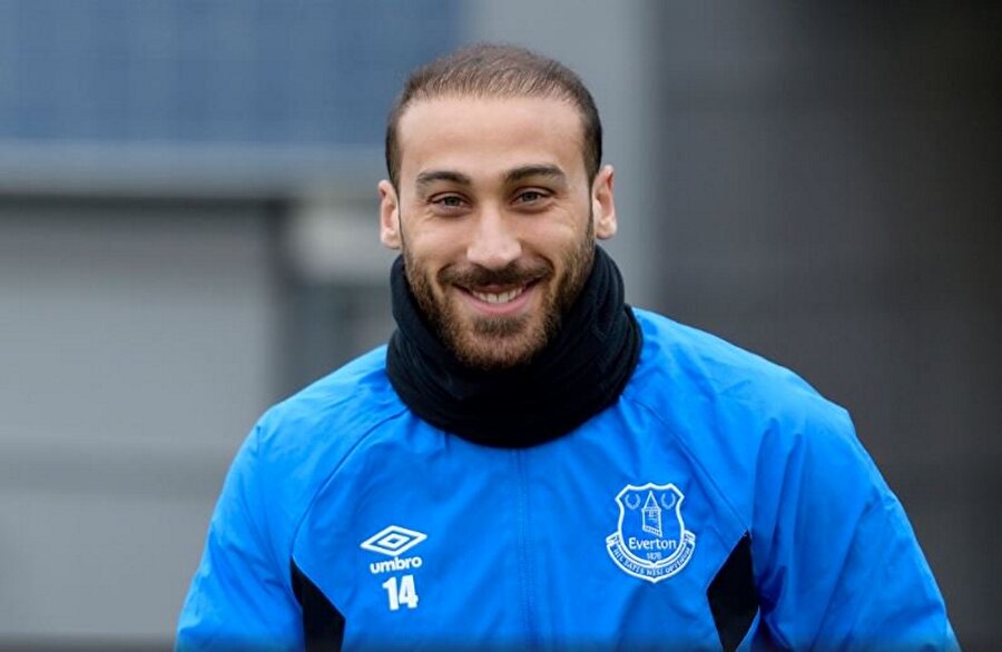 Cenk Tosun'un Everton idmanından ilk görüntüsü