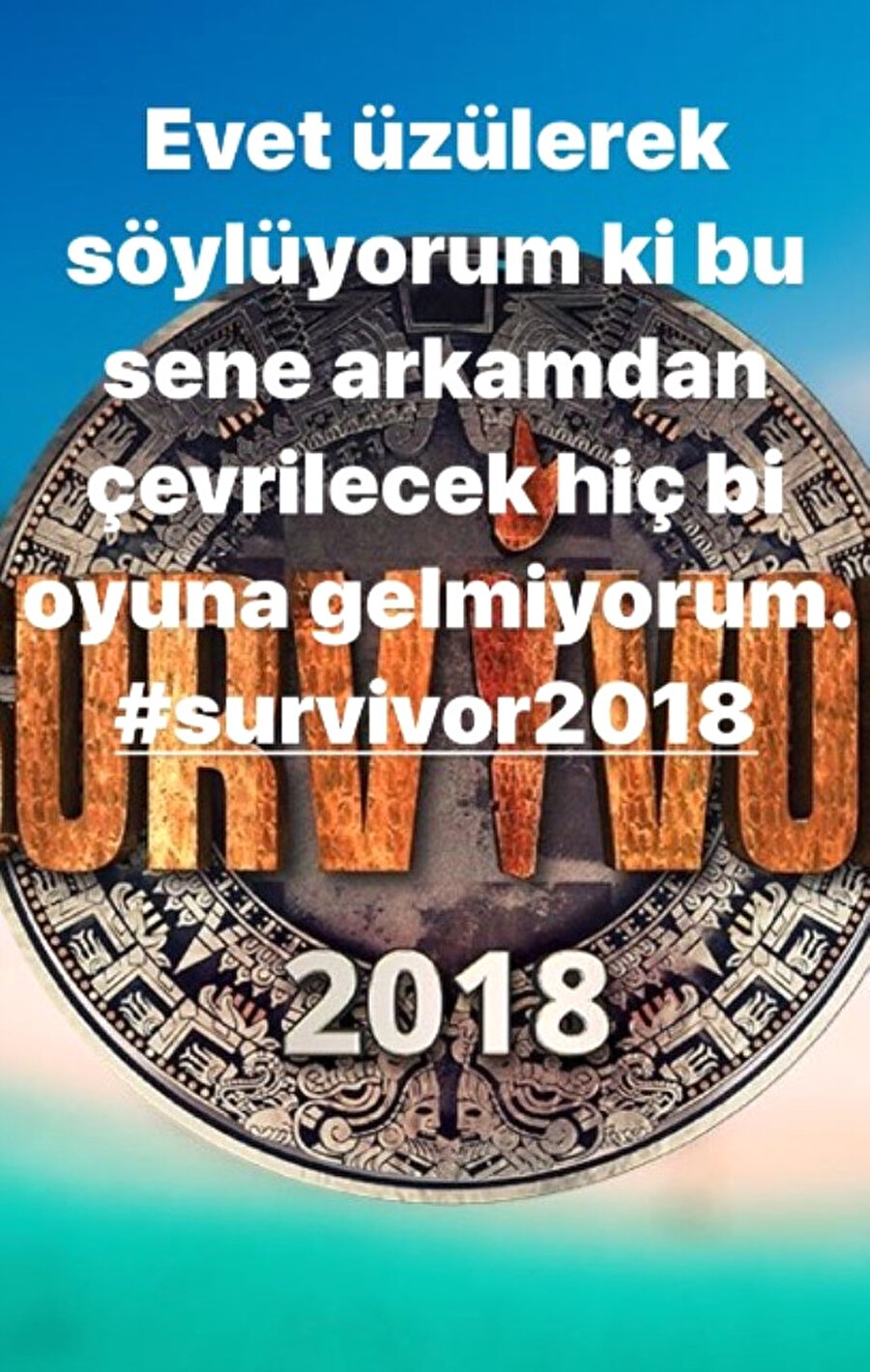  "Oyuna gelmiyorum"
İlk paylaşımının ardından bir not daha düşen Turabi, şaka yaptığını açıklayıp "Oyuna gelmiyorum" dedi. 