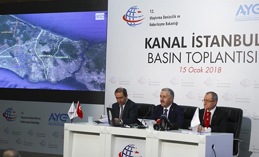 Kanal İstanbul'un güzergahı