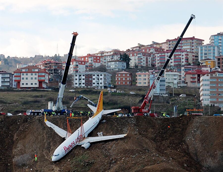 Trabzon'daki uçak kurtarıldı! Kurtarılma maliyeti dudak uçuklattı

                                    Trabzon'da 13 Ocak'ta pistten çıkan uçak, 11 saatte 150 kişilik bir ekip tarafından bulunduğu yerden çıkarıldı. Boeing 737 tipi uçağın bulunduğu yerden çıkarılmasının maliyetinin yaklaşık 600 bin lira olduğu açıklandı. Uçak vinçler yardımıyla bulunduğu yerden yaklaşık 11 saatlik çalışmayla kaldırıldı.
                                