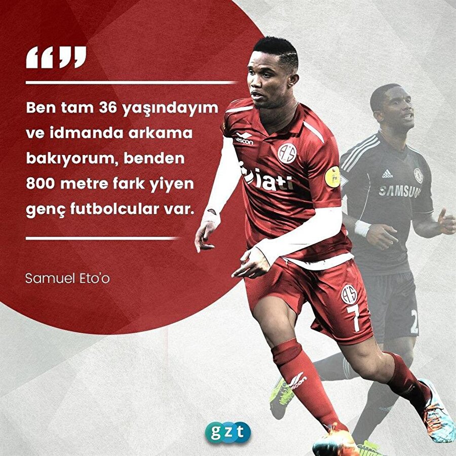 Eto'o'dan genç futbolculara eleştiri