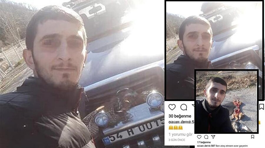 Sosyal medyada 'Ben teş etmem, ezer geçerim' yazarak paylaştığı iddia edilen şahıs, jandarmaya verdiği ifadesinde çark etti. 