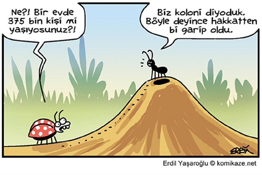 Böyle deyince garip oldu...