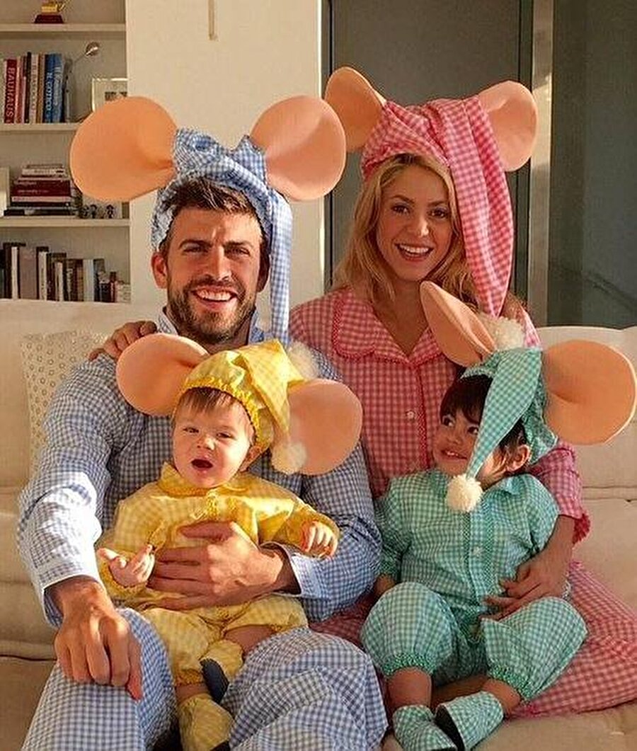Gerard Pique ve Shakira çiftinin Milan ve Sasha isimli iki oğlu bulunuyor.