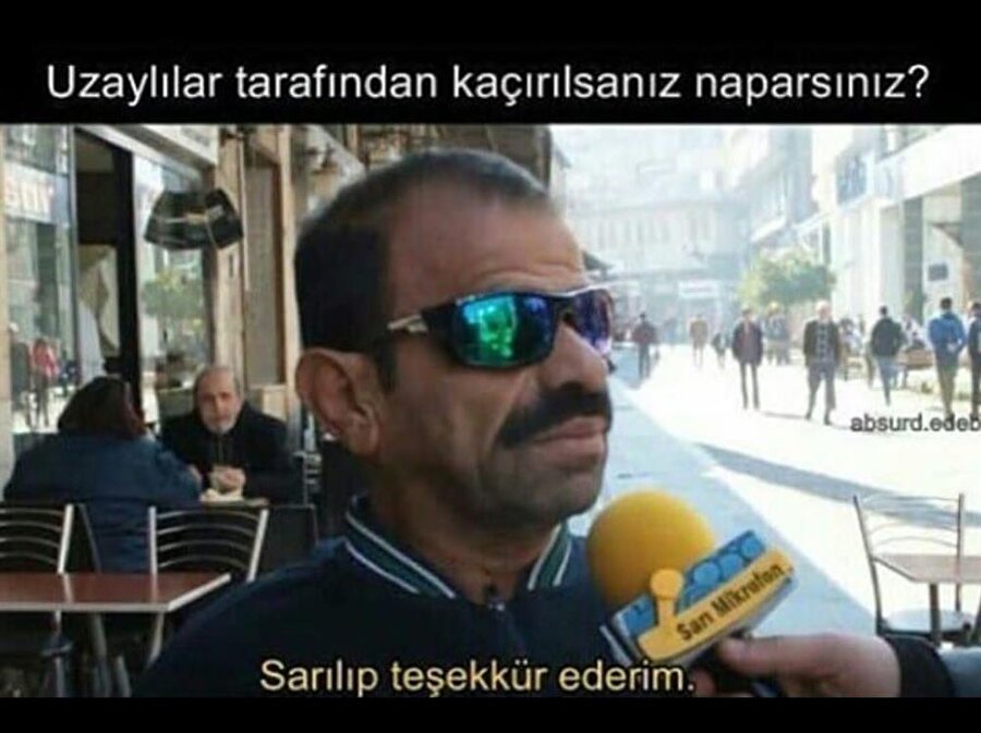 Teşekkürler uzaylılar