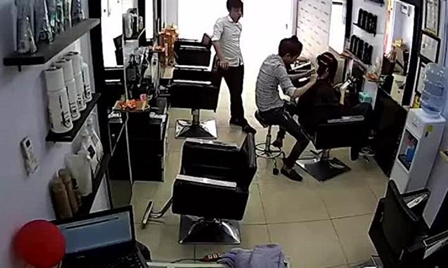 Kuaförde patlayan iPhone