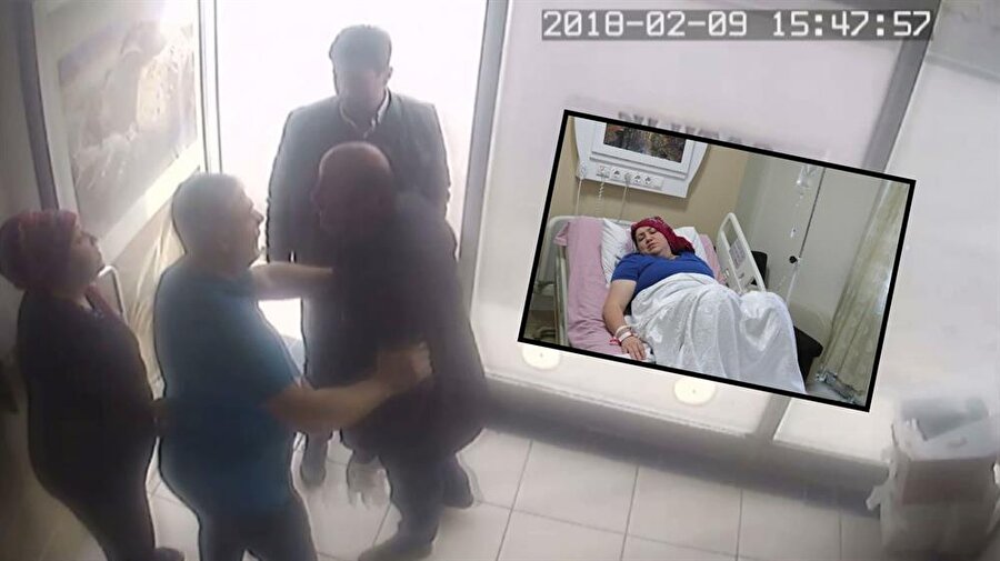 Fırın çalışanı Esra Ulusan, hastanelik edildi.