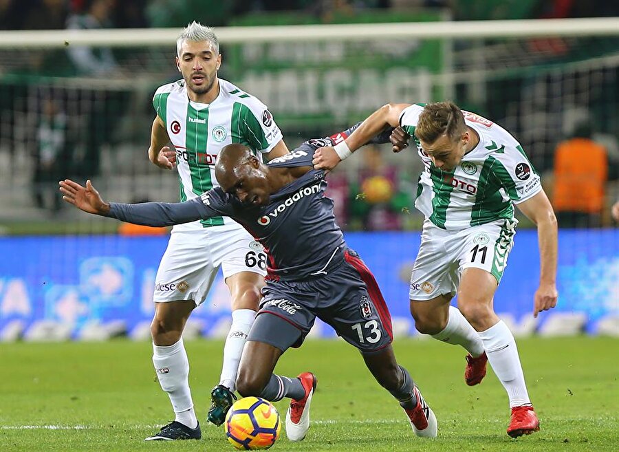 Atiker Konyaspor 1-1 Beşiktaş maç özeti ve golleri