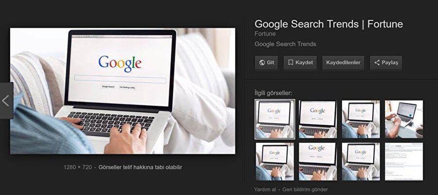 google gorsel aramada resmi goruntule