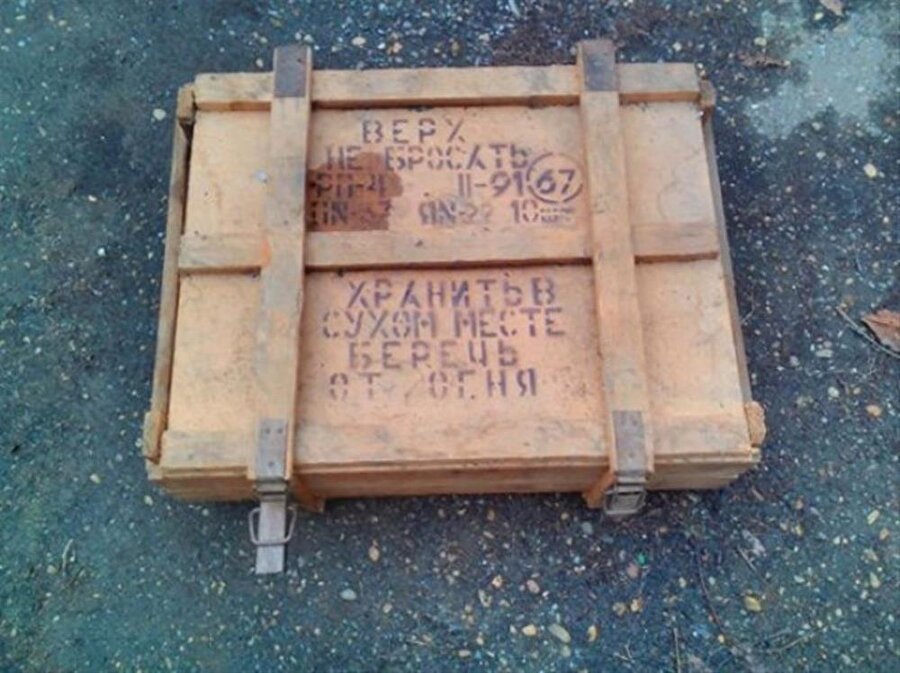 Garajda bulunan gizemli kutunun sırrı çözüldü.