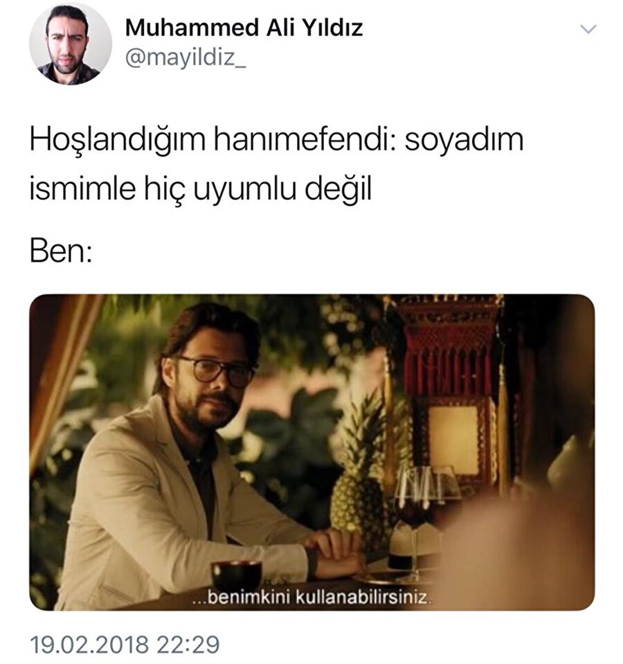 ​Ufak bir prosedürle benimkini kullanabilirsiniz...