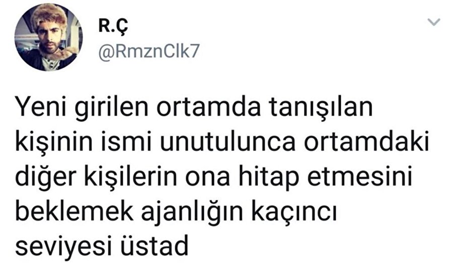 ​Şey, siz, sen...